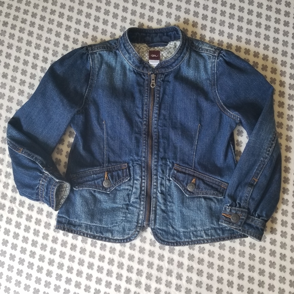 Perfect Tapered Tea Collection Jean Jacket